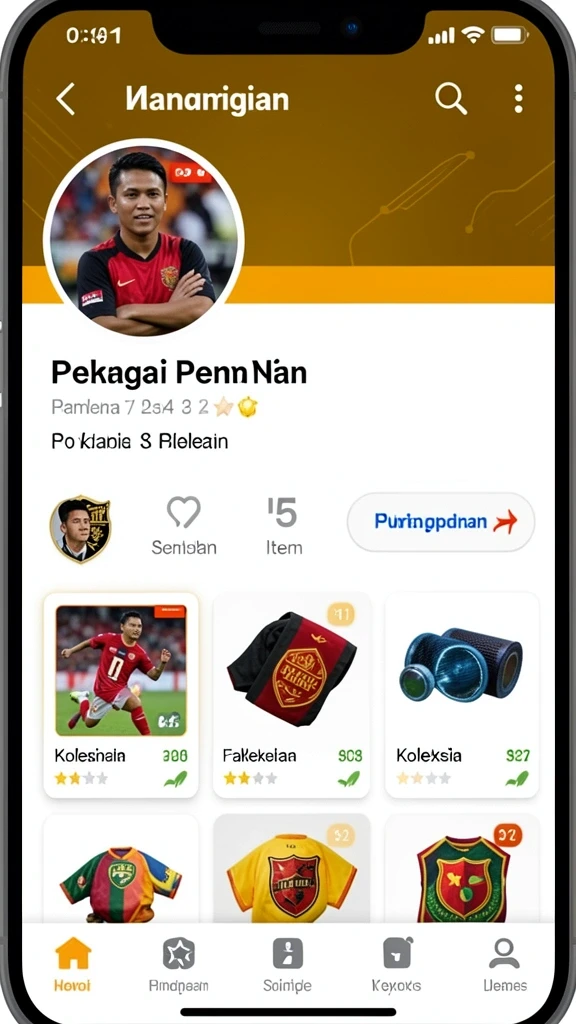 corla188 - Tampilan antarmuka pengguna yang intuitif.