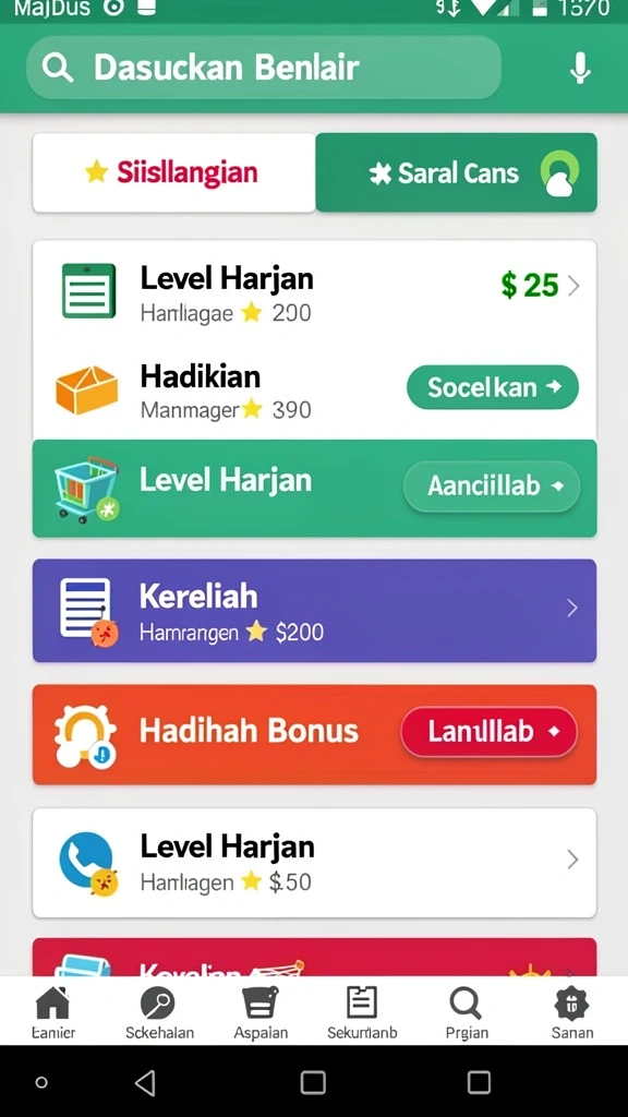 dragon777 - Tampilan antarmuka yang menarik dan mudah digunakan.