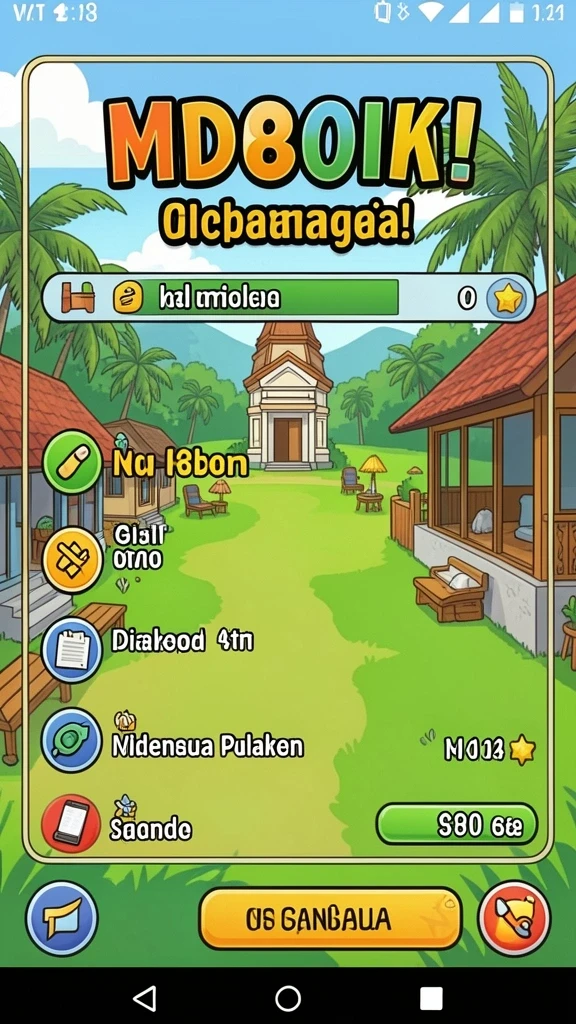 exototo - Tampilan antarmuka yang user-friendly dan menarik.