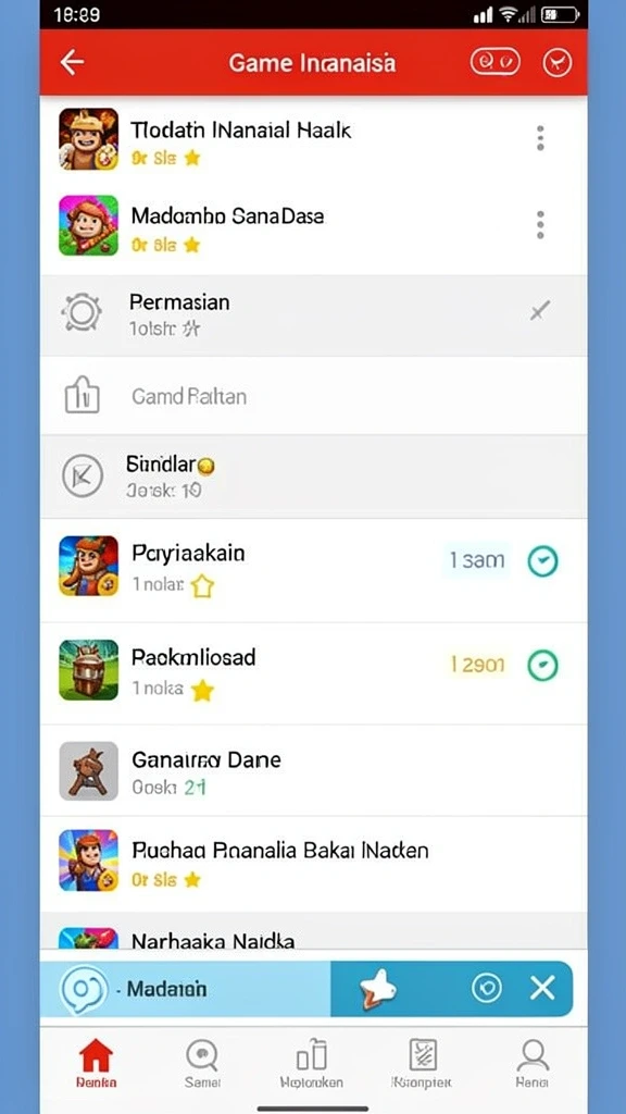 f200m - Level permainan yang menantang dan menarik.