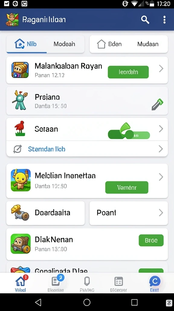 oja89 - Tampilan antarmuka yang ramah pengguna.